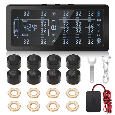 6 Wheel TPMS - Car + 4WD + Caravan TPMS