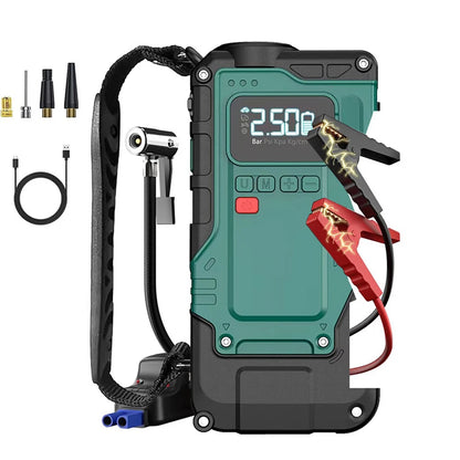 5-IN-1 JUMP STARTER + AIR COMPRESSOR