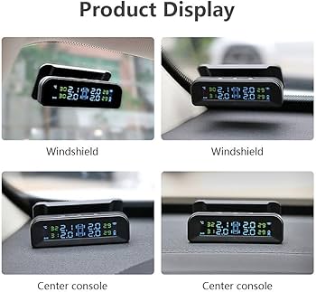 Solar Powered Tyre Pressure Monitoring System - Car + 4WD + Caravan TPMS