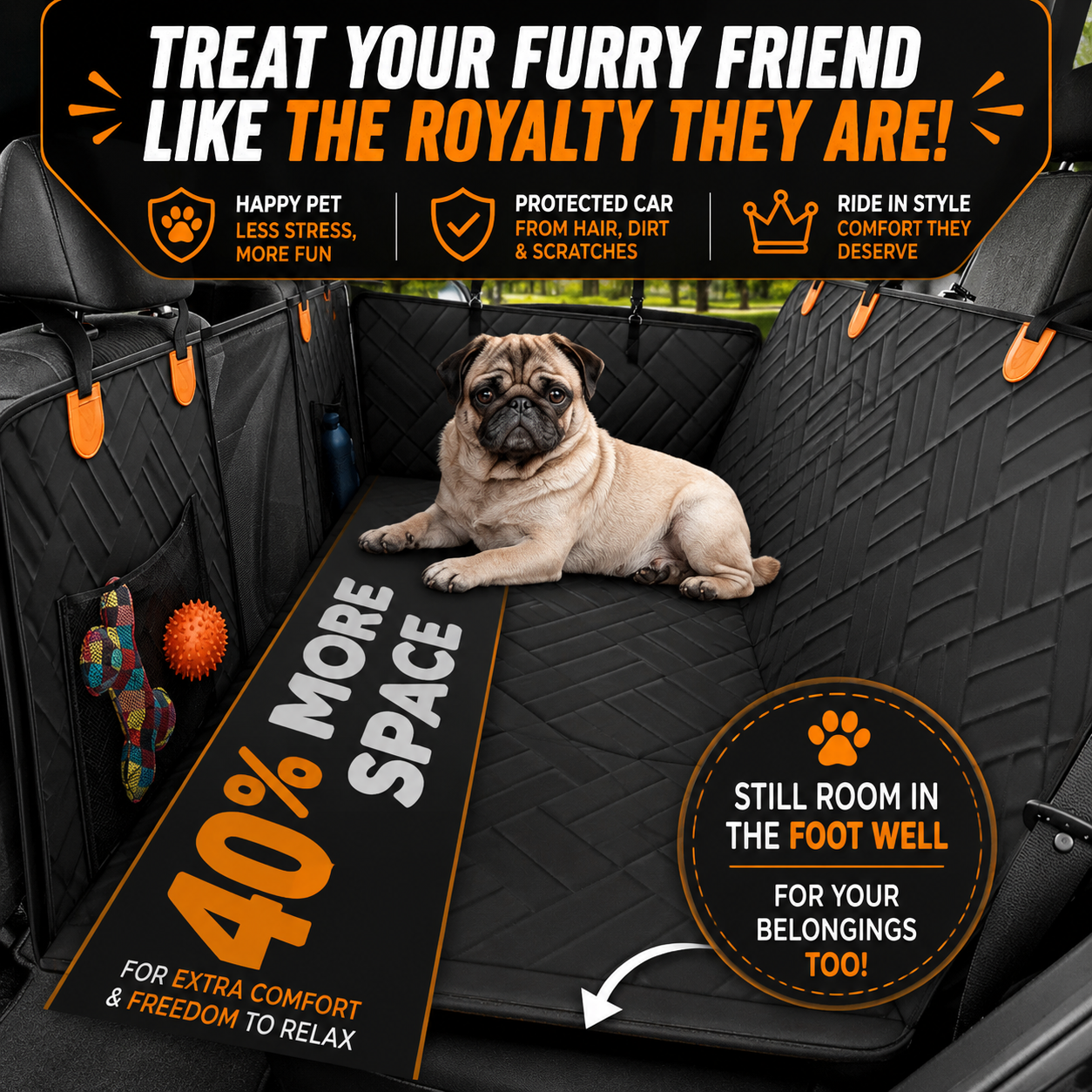 Hard Bottom Car Seat Cover