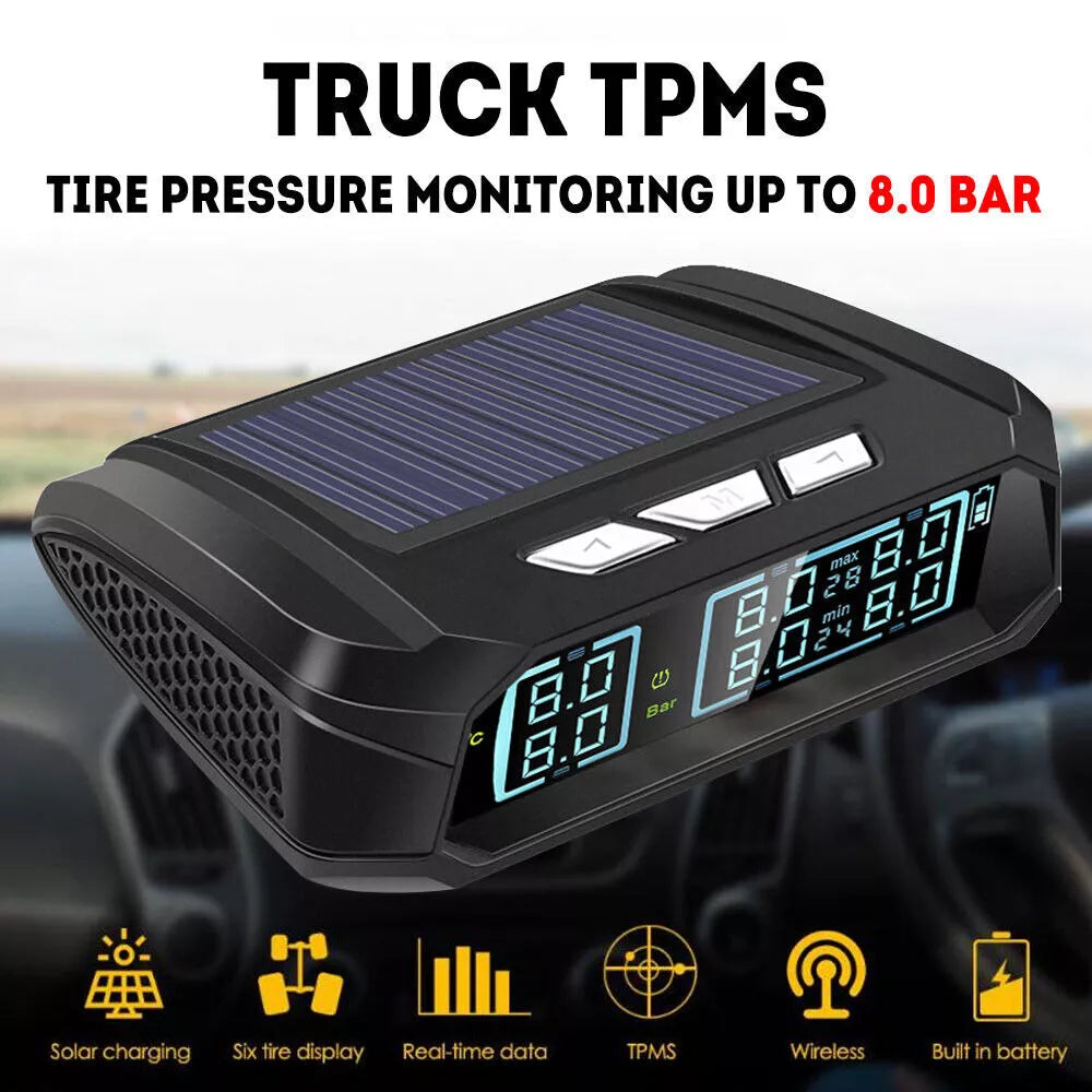 6 Wheel TPMS - Car + 4WD + Caravan TPMS