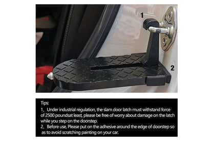 2 X FOLDABLE CAR DOOR STEPS