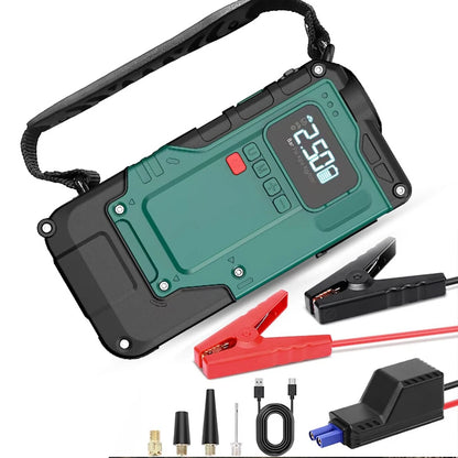 5-IN-1 JUMP STARTER + AIR COMPRESSOR