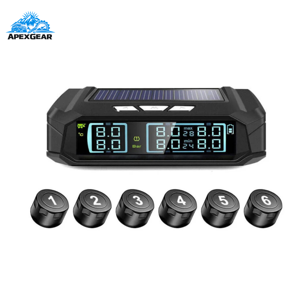 6 Wheel TPMS - Car + 4WD + Caravan TPMS