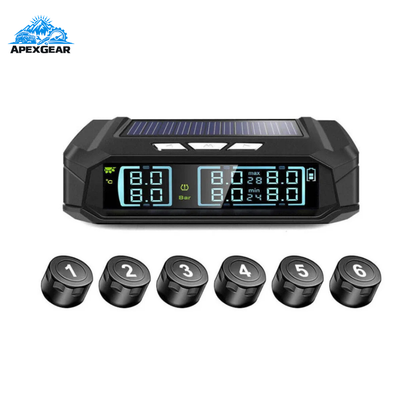 6 Wheel TPMS - Car + 4WD + Caravan TPMS