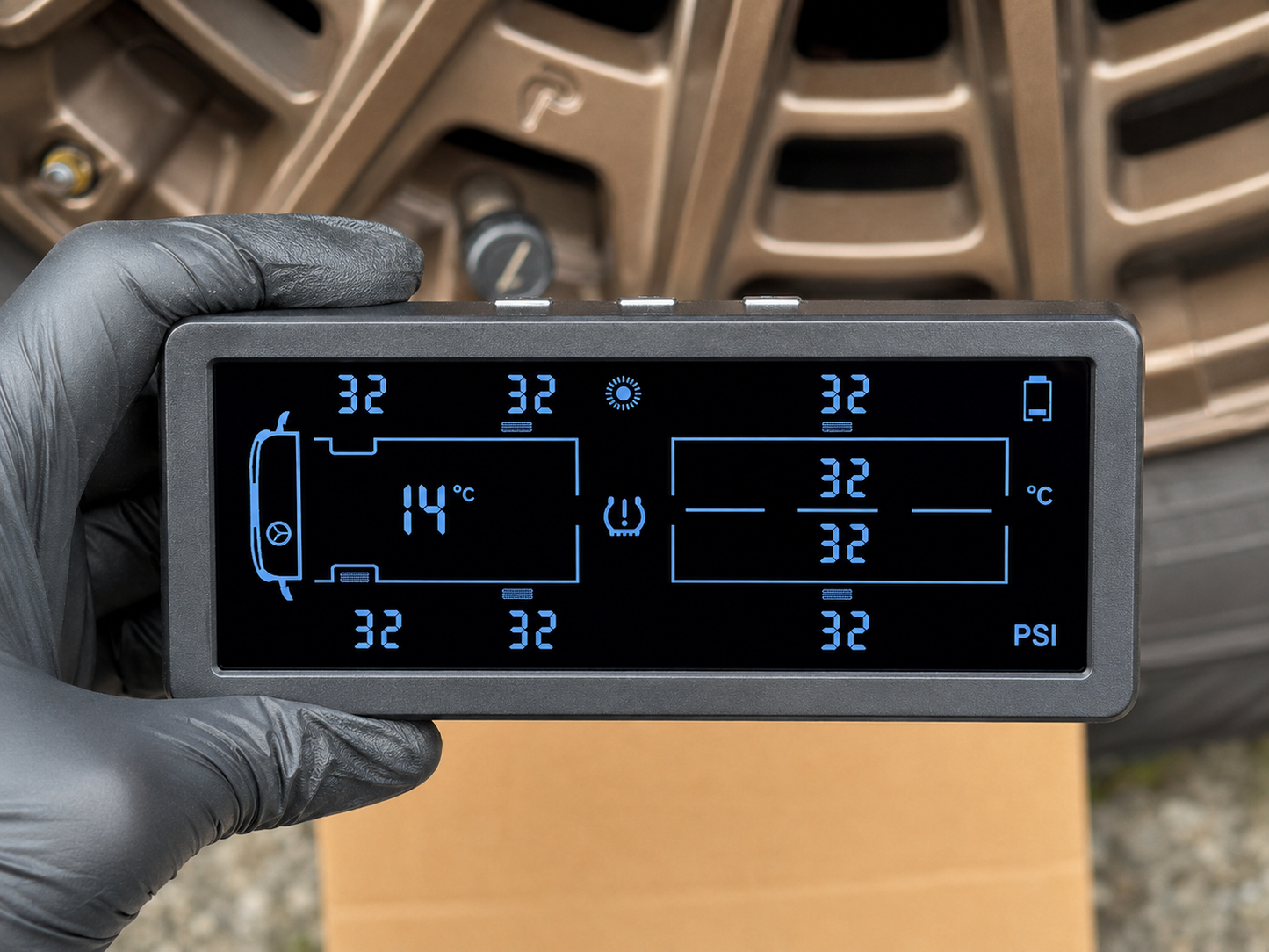 8 Wheel TPMS - Car + 4WD + Caravan + Truck TPMS